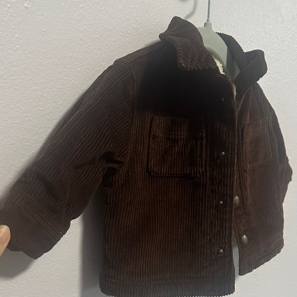 Old Navy Dark Brown Kids Fleece Lined Jacket - Picture 4 of 8